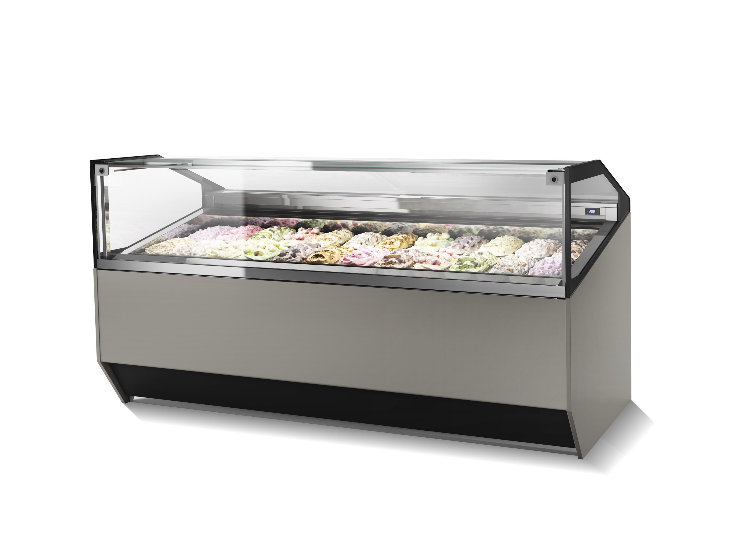 Supercapri creates a super display for ice cream and gelato