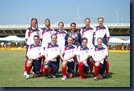 Cath (number 18) & the GB Deaflympics Football Team