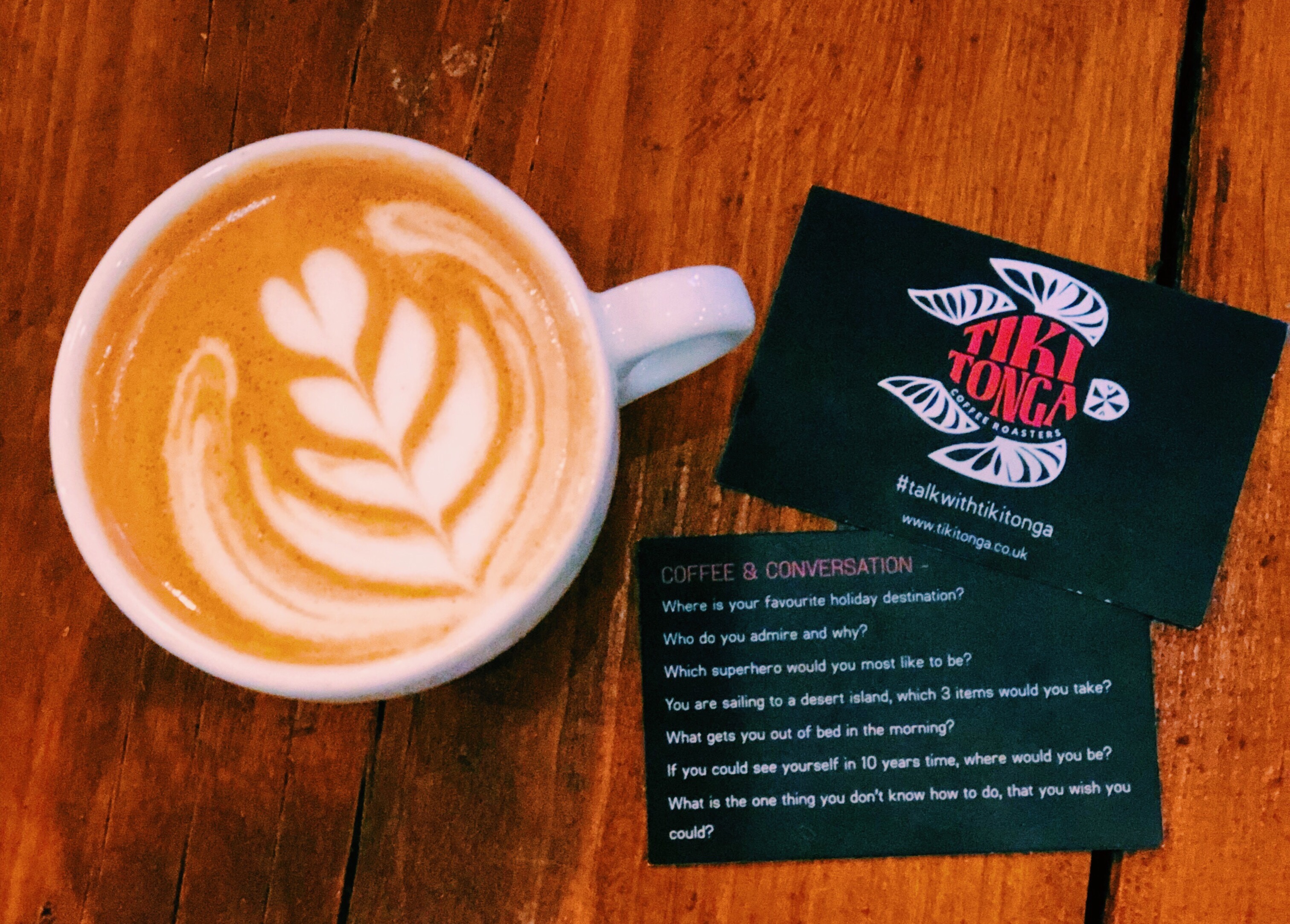 Get the healthy buzz: Tiki Tonga aims for caffeine-fuelled conversation