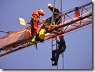 Abseilers at the HART event used CST's Kirisun radios