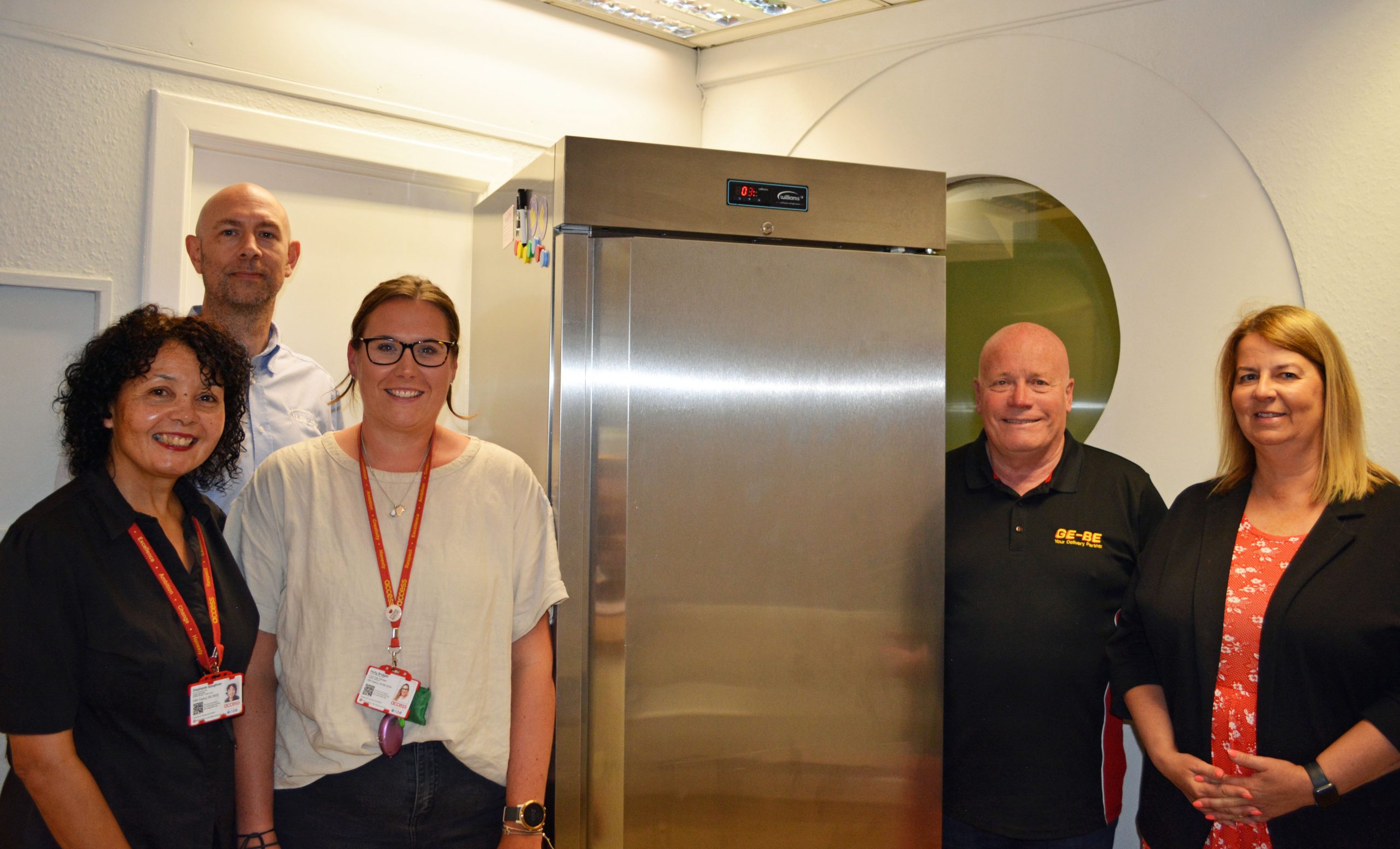 Williams fridge steams in to support mental health café in King’s Lynn